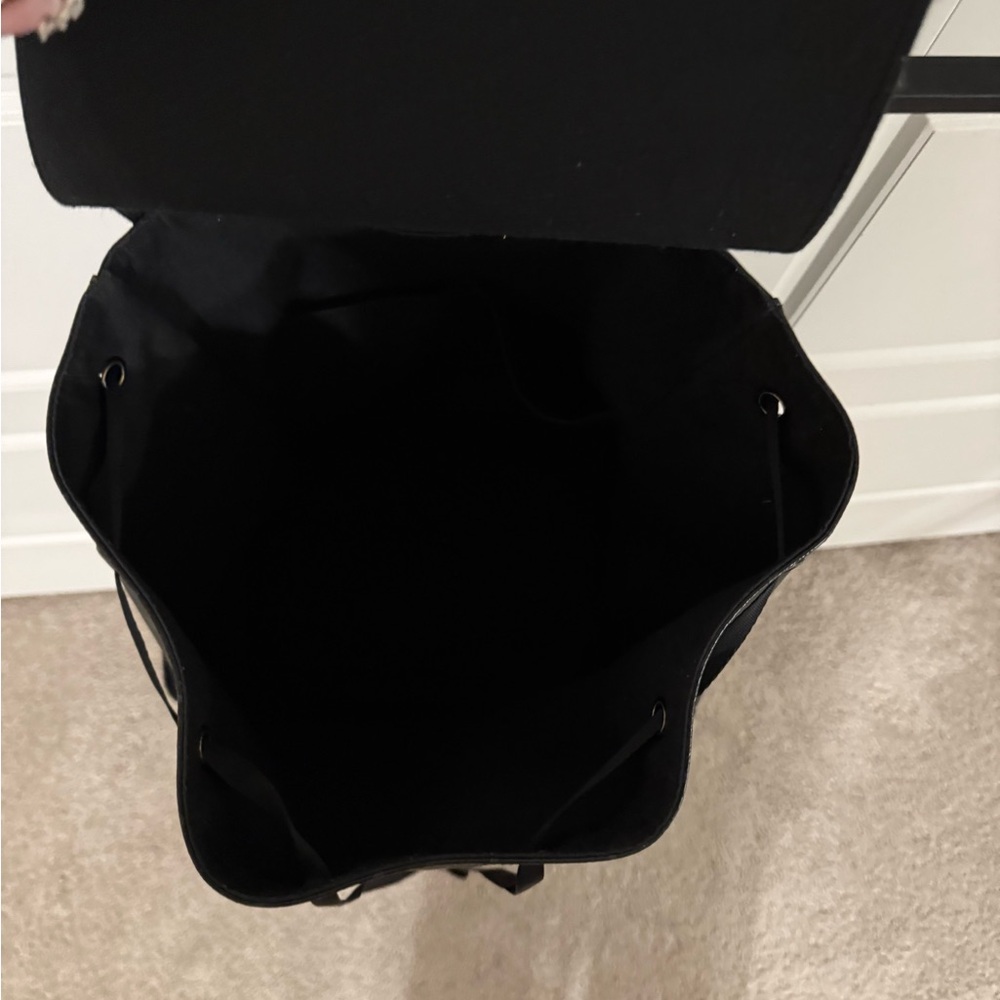 Black Monogram Backpack - Picture 2 of 2